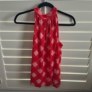 J. Crew Factory Gingham Top